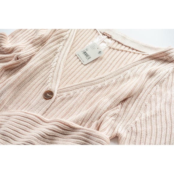 NWT Free People Game On Cardi in White Swan - Picture 13 of 15